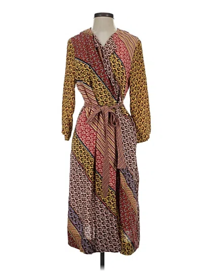 Pre-owned Cabi Casual Dress In Brown