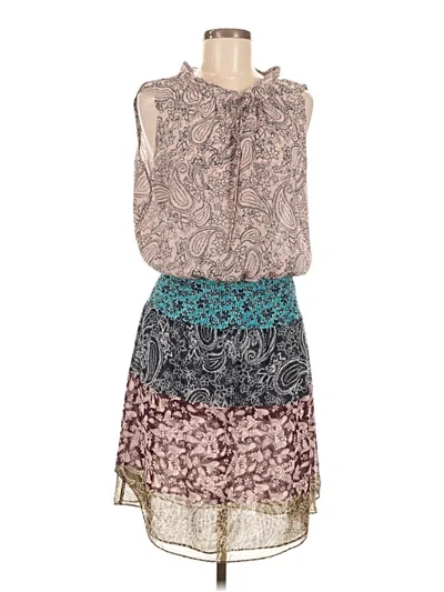 Pre-owned Cabi Casual Dress In Brown