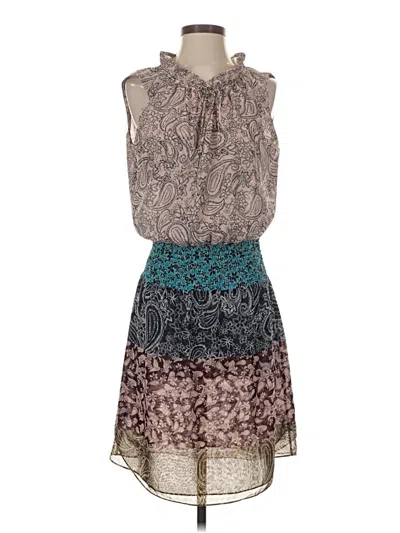 Pre-owned Cabi Casual Dress In Brown