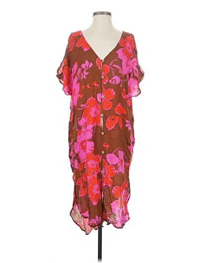 Pre-owned Cabi Casual Dress In Brown