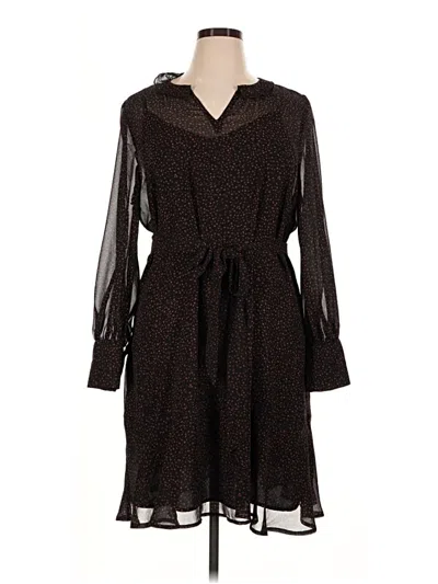 Pre-owned Cabi Casual Dress In Brown