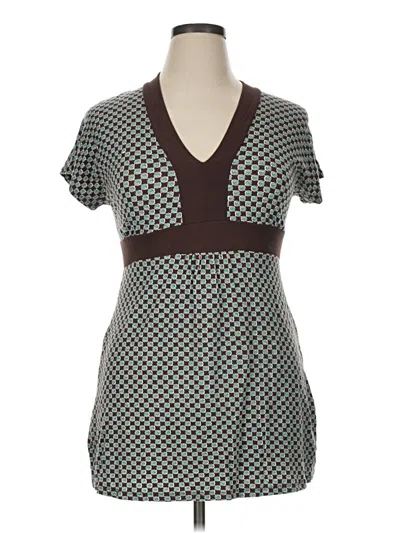 Pre-owned Cabi Casual Dress In Brown