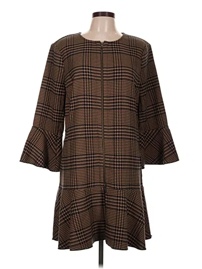 Pre-owned Cabi Casual Dress In Brown