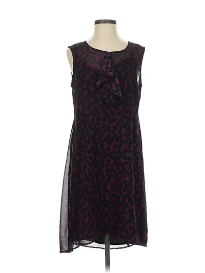Pre-owned Cabi Casual Dress In Burgundy