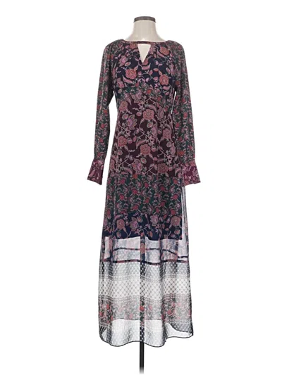 Pre-owned Cabi Casual Dress In Burgundy