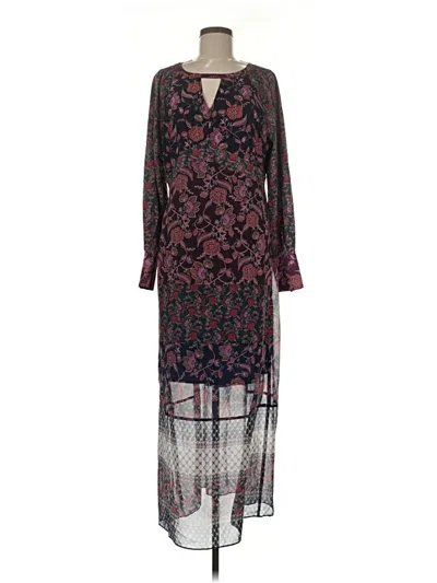 Pre-owned Cabi Casual Dress In Burgundy