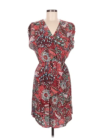 Pre-owned Cabi Casual Dress In Burgundy