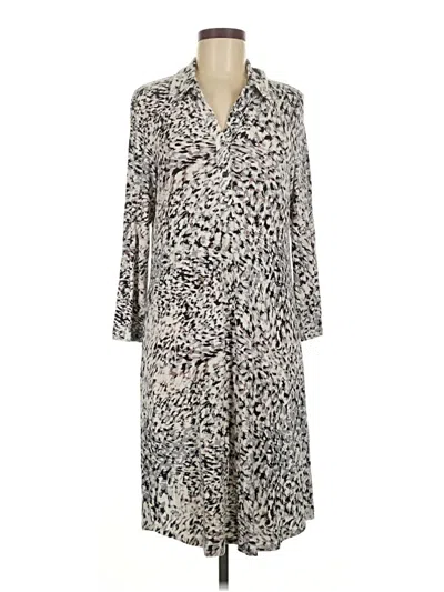 Pre-owned Cabi Casual Dress In Gray