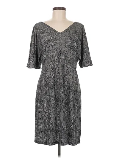 Pre-owned Cabi Casual Dress In Gray