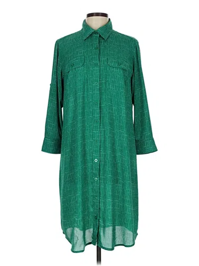 Pre-owned Cabi Casual Dress In Green