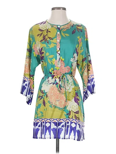 Pre-owned Cabi Casual Dress In Green