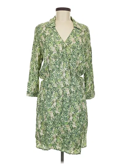 Pre-owned Cabi Casual Dress In Green