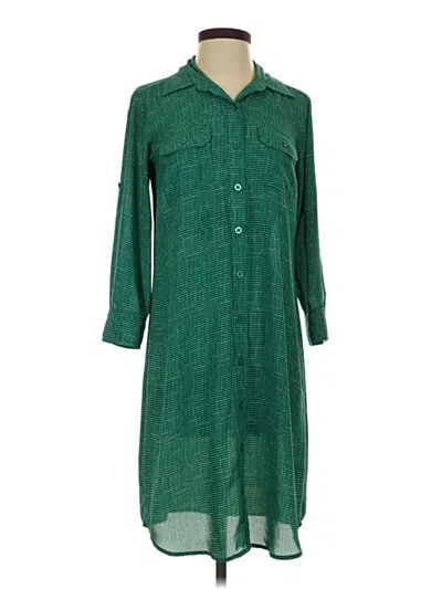 Pre-owned Cabi Casual Dress In Green