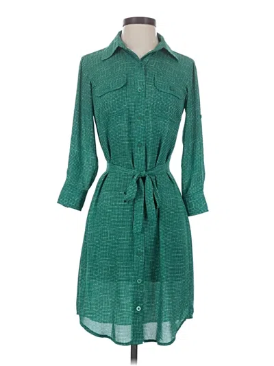 Pre-owned Cabi Casual Dress In Green