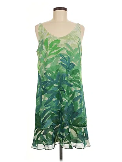Pre-owned Cabi Casual Dress In Green
