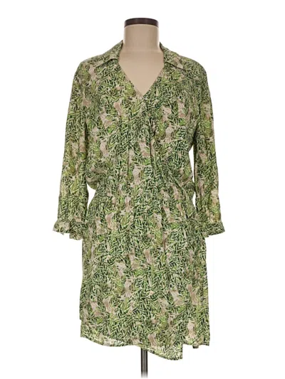 Pre-owned Cabi Casual Dress In Green