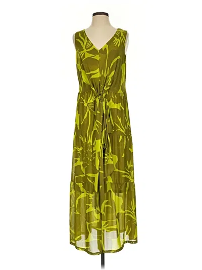 Pre-owned Cabi Casual Dress In Green
