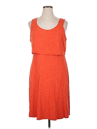 Pre-owned Cabi Casual Dress In Orange