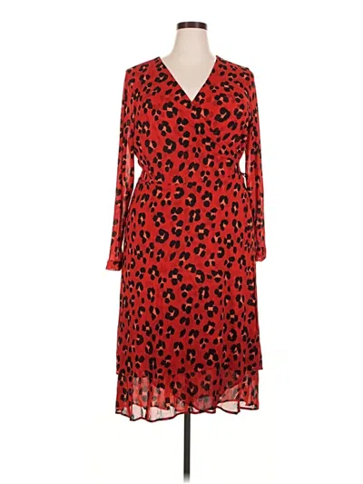 Pre-owned Cabi Casual Dress In Red