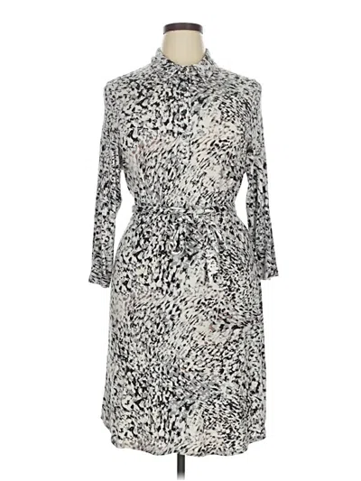 Pre-owned Cabi Casual Dress In Silver