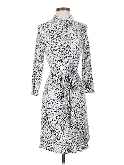 Pre-owned Cabi Casual Dress In Silver