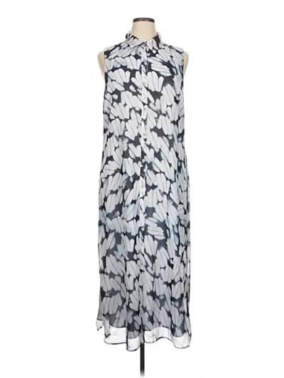 Pre-owned Cabi Casual Dress In Silver