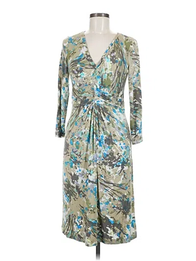 Pre-owned Cabi Casual Dress In Teal