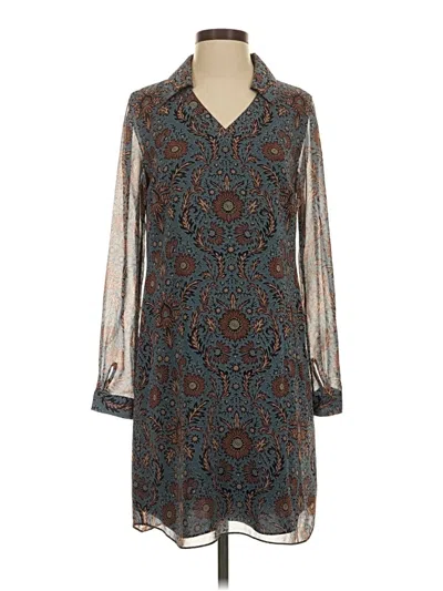Pre-owned Cabi Casual Dress In Teal