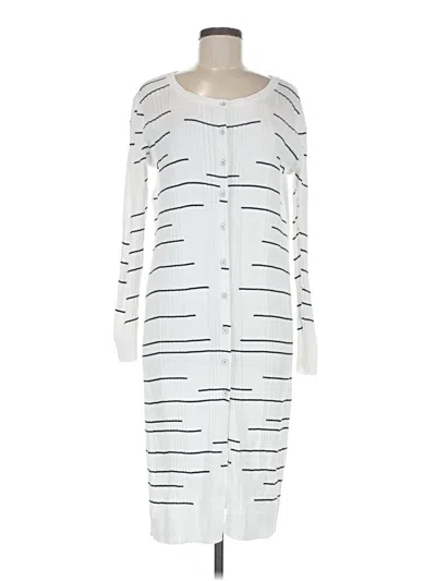 Pre-owned Cabi Casual Dress In White
