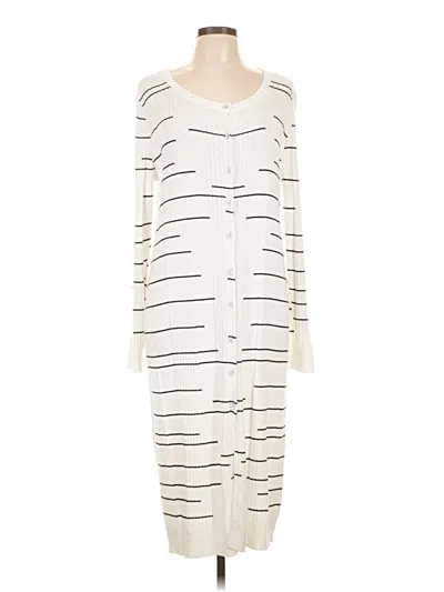 Pre-owned Cabi Casual Dress In White