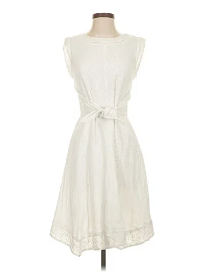 Pre-owned Cabi Casual Dress In White