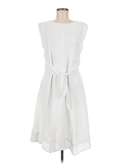Pre-owned Cabi Casual Dress In White