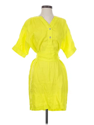 Pre-owned Cabi Casual Dress In Yellow