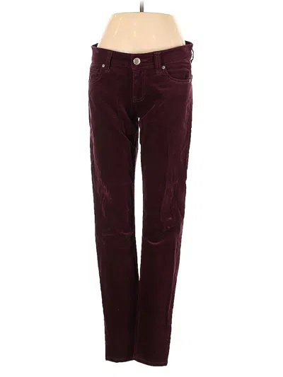 Pre-owned Cabi Casual Pants In Burgundy