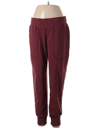 Pre-owned Cabi Casual Pants In Burgundy
