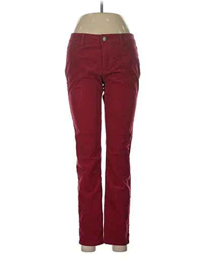 Pre-owned Cabi Casual Pants In Burgundy
