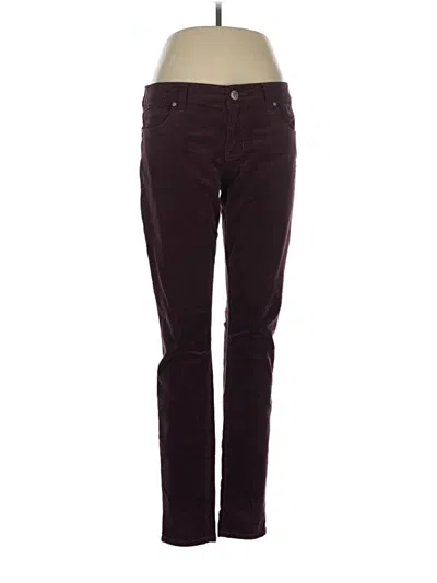 Pre-owned Cabi Casual Pants In Burgundy