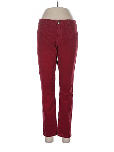 Pre-owned Cabi Casual Pants In Burgundy