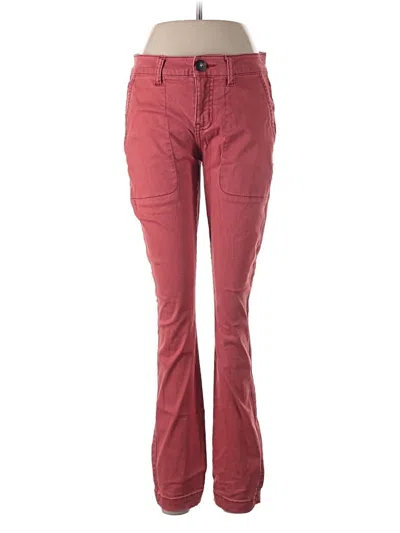 Pre-owned Cabi Casual Pants In Burgundy
