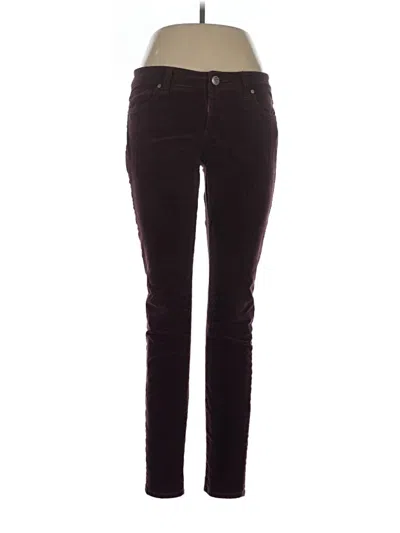 Pre-owned Cabi Casual Pants In Burgundy