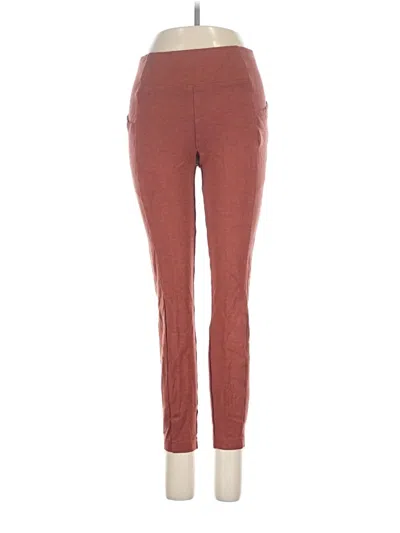 Pre-owned Cabi Casual Pants In Burgundy
