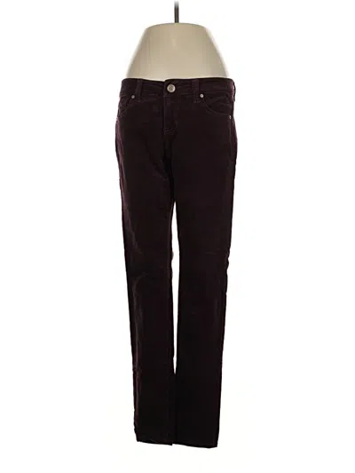 Pre-owned Cabi Casual Pants In Burgundy