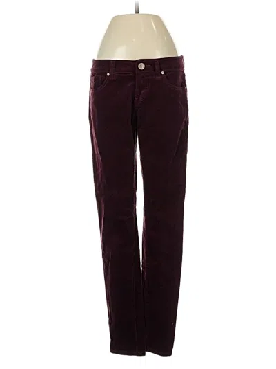 Pre-owned Cabi Casual Pants In Burgundy