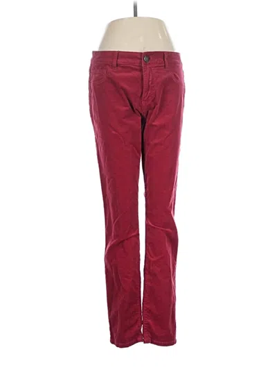 Pre-owned Cabi Casual Pants In Burgundy
