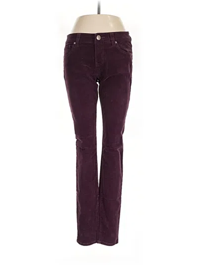 Pre-owned Cabi Casual Pants In Burgundy