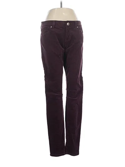 Pre-owned Cabi Casual Pants In Burgundy