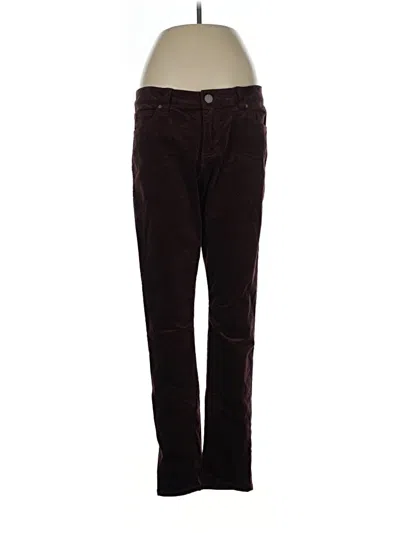 Pre-owned Cabi Casual Pants In Burgundy