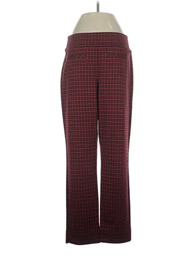 Pre-owned Cabi Casual Pants In Burgundy
