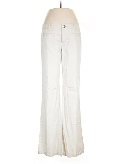 Pre-owned Cabi Casual Pants In Ivory