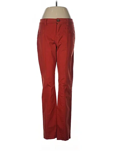 Pre-owned Cabi Casual Pants In Red